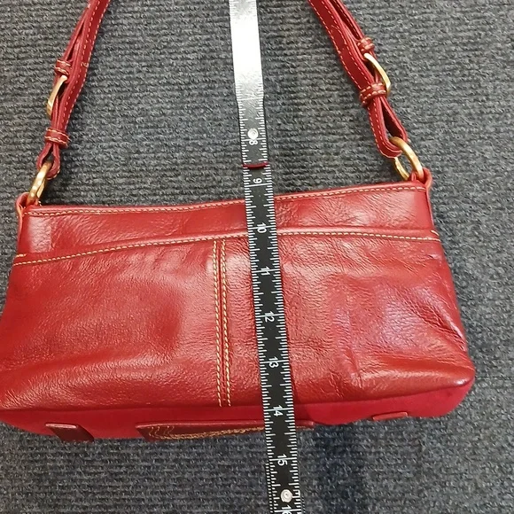 The Sak Red Leather Shoulder Bag EUC - Picture 7 of 10